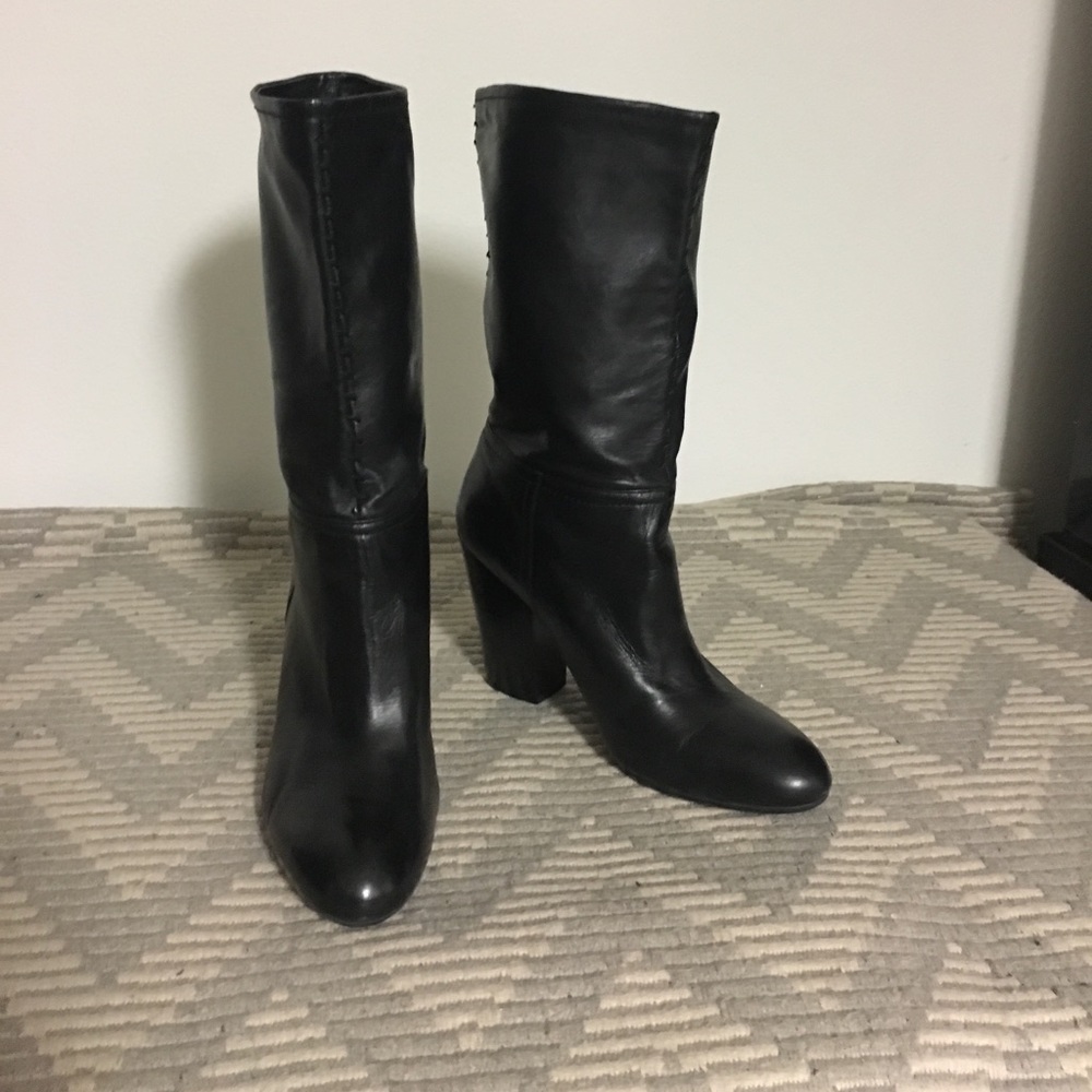 Nine West Leather Boots - Size 10 Mid-calf